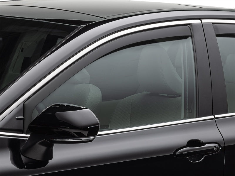 WeatherTech 15-18 Subaru WRX/WRX Sti Sedan/Hatchback Front Side Window Deflectors - Matte Black