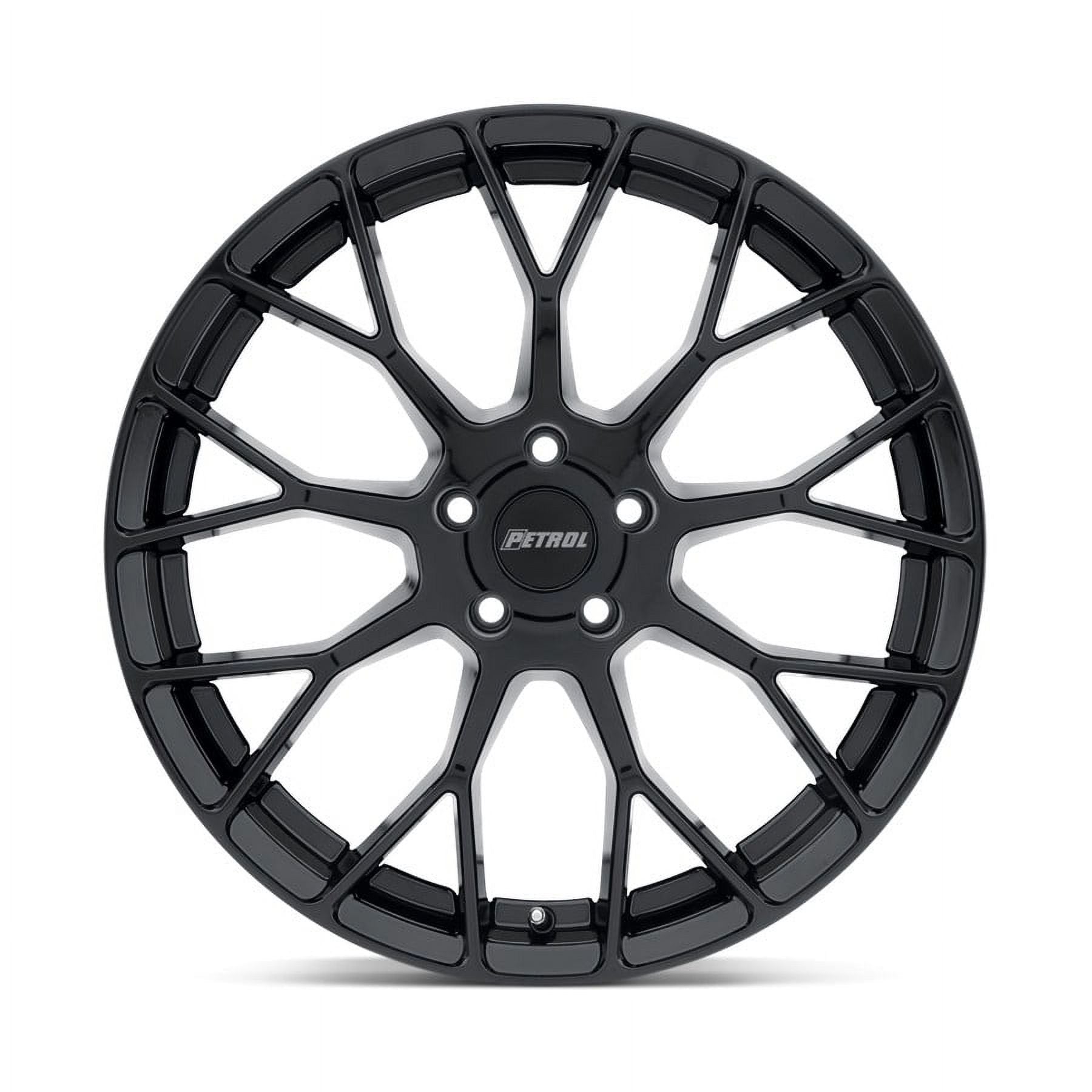 Petrol Wheels PEP2B 15x7 4x100 Gloss Black Wheel +40mm Offset