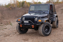 Cargar imagen en el visor de la galería, Bushwacker 97-06 Jeep Wrangler Trail Armor Hood Stone Guard and 2 Front Corners - Black