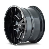 ION Type 141 17x9 / 5x127 BP / 18mm Offset / 87mm Hub Gloss Black Milled Wheel