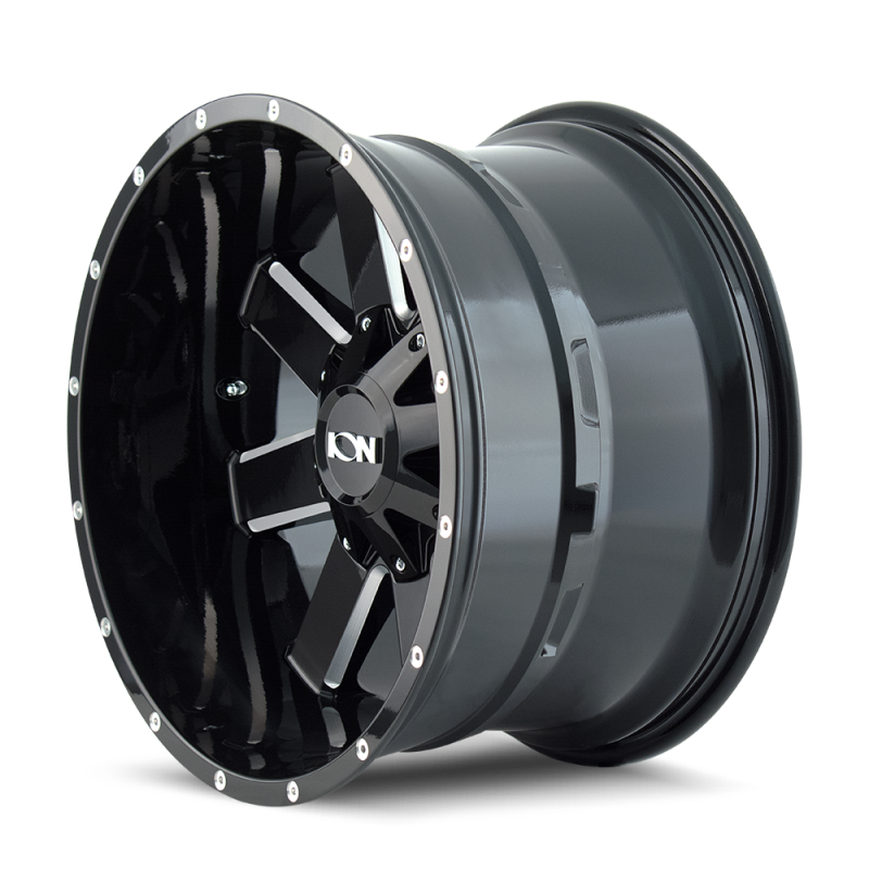 ION Type 141 20x9 / 6x135 BP / 0mm Offset / 106mm Hub Gloss Black Milled Wheel