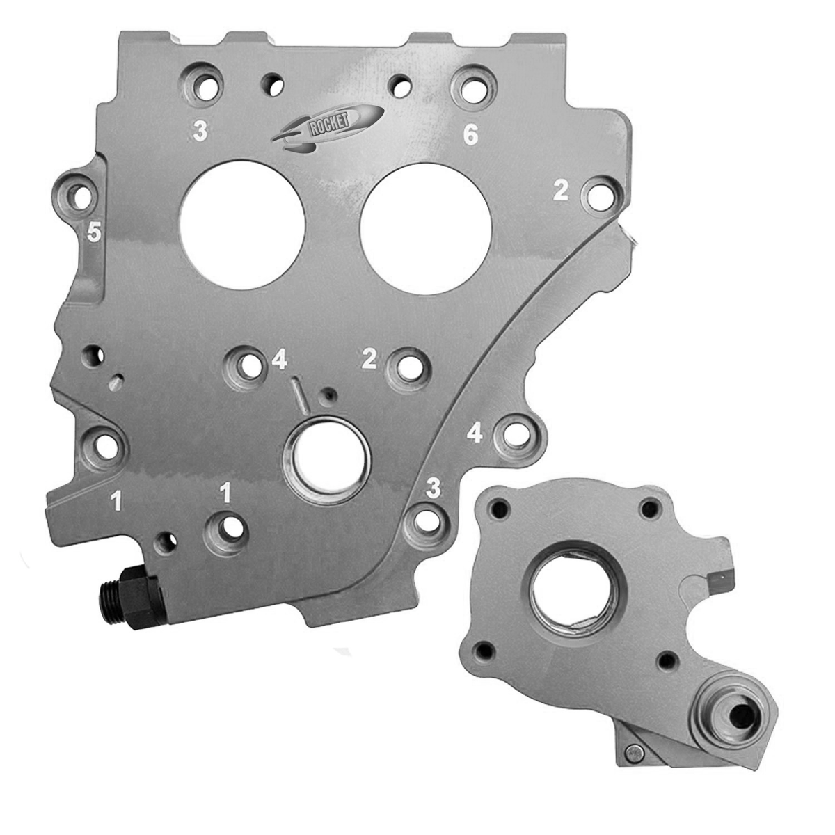 Rocket Performance Garage LLC OIL Pump and CAM Plate `07-17 Twin CAM (7-7100)