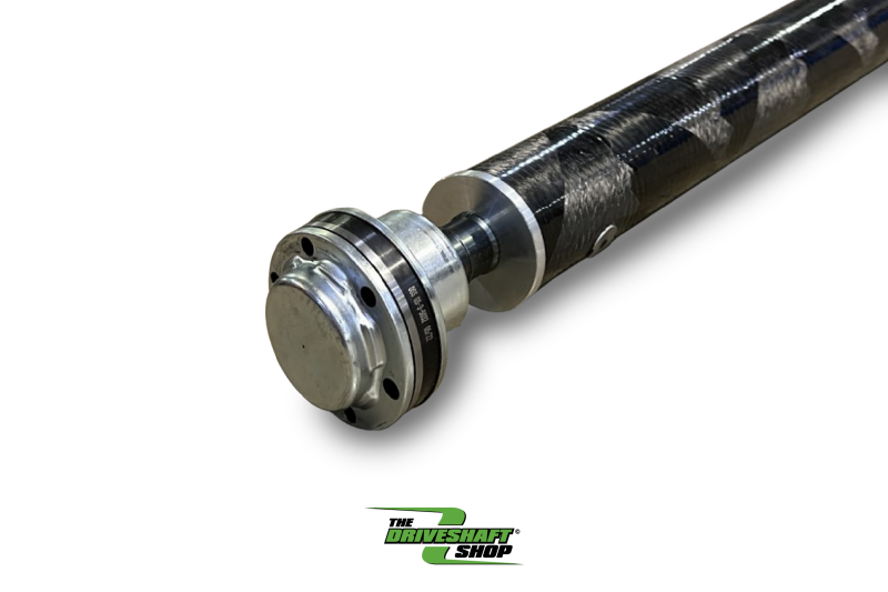 Driveshaft Shop 3.8in Carbon Fiber 1-Piece CV Driveshaft — Fits 2018 Ford Mustang GT 10-Speed Auto