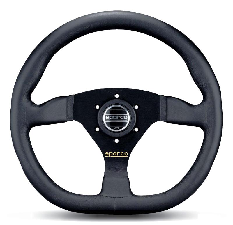 Sparco Strwhl Ring L360 Leather Black