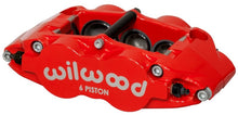 Cargar imagen en el visor de la galería, Wilwood Caliper-Forged Narrow Superlite 6R-R/H 1.75/1.25/1.25in Pistons 1.10in Rotor - Red