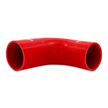 Cargar imagen en el visor de la galería, Mishimoto Silicone Reducer Coupler 90 Degree 2in to 2.25in - Red