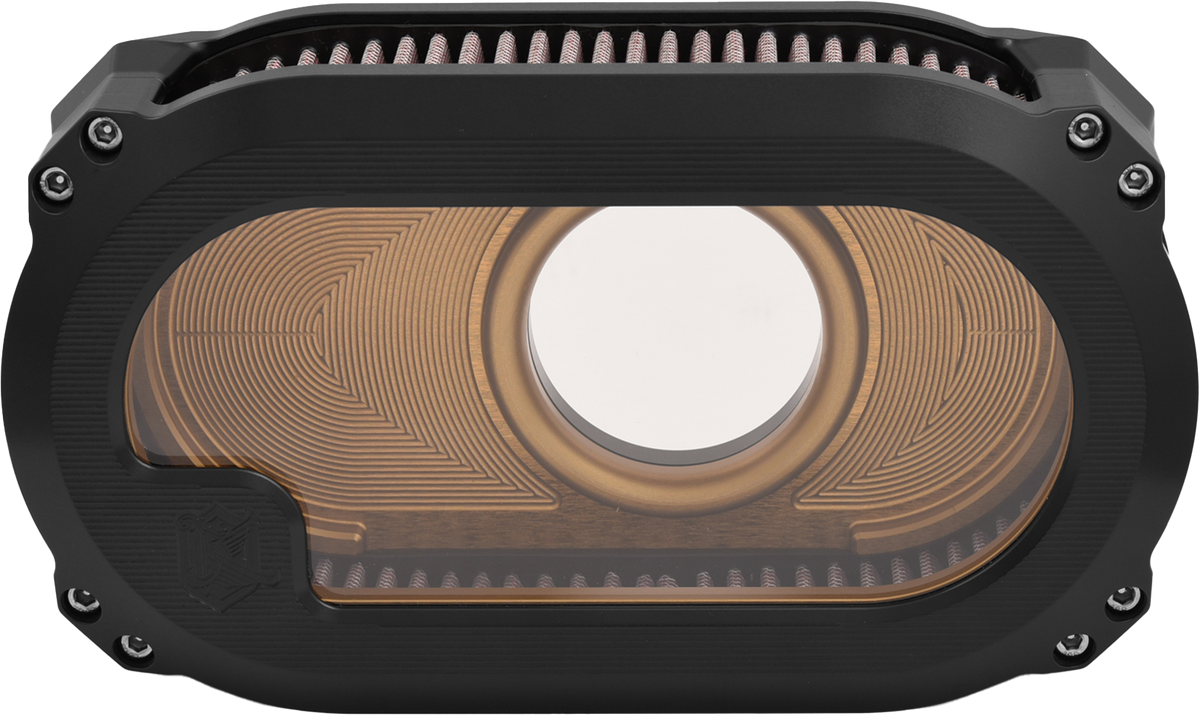 Kens Factory NL M8 AIR Cleaner w/Glass Black w/Gold (NXT-01BG)