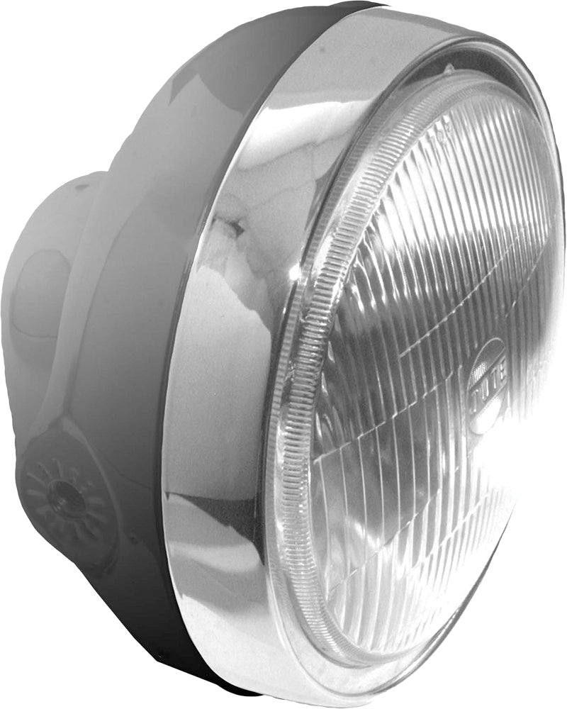 EMGO Headlight HON Style 6 1/4" Black (66-64313D)