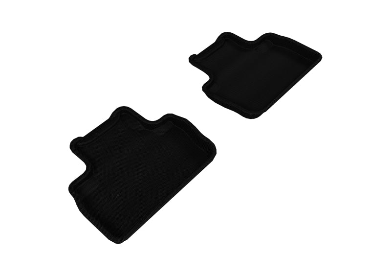 3D MAXpider 2006-2013 Lexus IS Kagu 2nd Row Floormats - Black