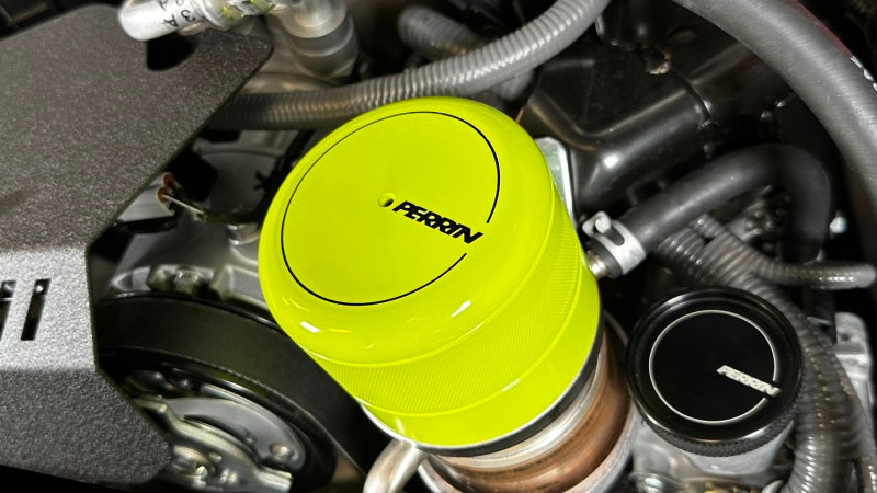 Perrin 2015+ Subaru WRX/STI Oil Filter Cover - Neon Yellow