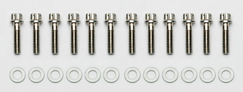 Wilwood 12 Pt. Stainless Steel Rotor Bolt Kit for Front Fixed Rotors — Wilwood Brake Hardware