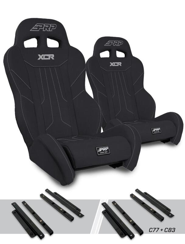 PRP Polaris General XCR Suspension Seats Kit - Black
