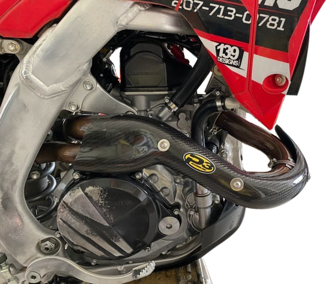 P3 Heat Shield Carbon STK Pipe HON (205076)