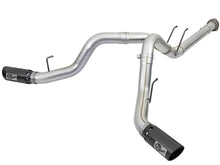 Cargar imagen en el visor de la galería, aFe ATLAS 4in DPF-Back Alum Steel Exhaust System w/Black Tip 2017 Ford Diesel Trucks V8-6.7L (td)