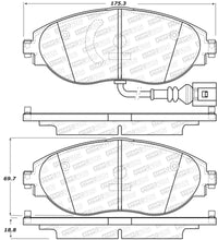 Cargar imagen en el visor de la galería, StopTech Sport 12-17 Volkswagen CC Front Brake Pads