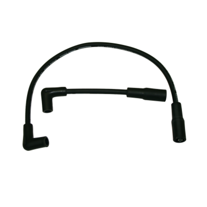 Moroso 99-15 Harley-Davidson FXD/FXDWG Spiral Core Wire Set - Black (27217)