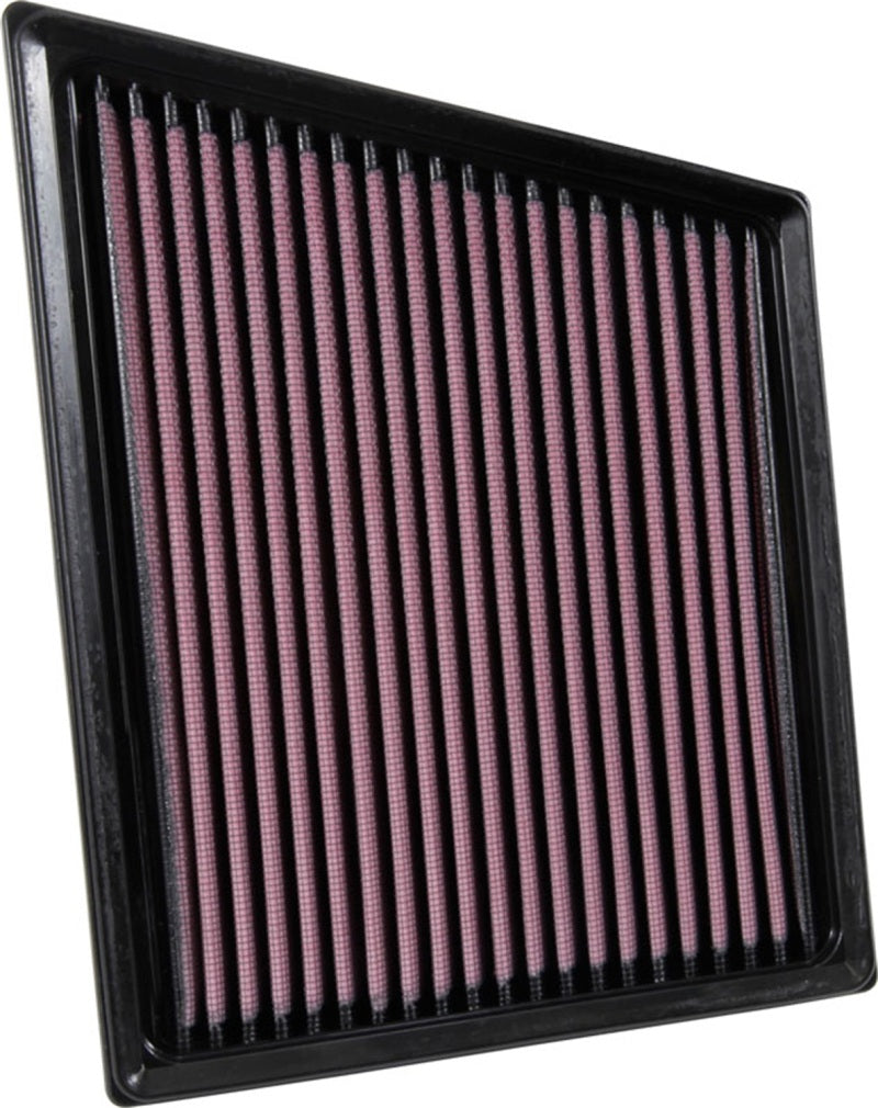 K&N 33-3075 Left Side Replacement Drop-In Air Filter — Fits 2015-2026 Jaguar F-Pace, 2017-2026 Range Rover Velar, 2015-2024 Jaguar XF