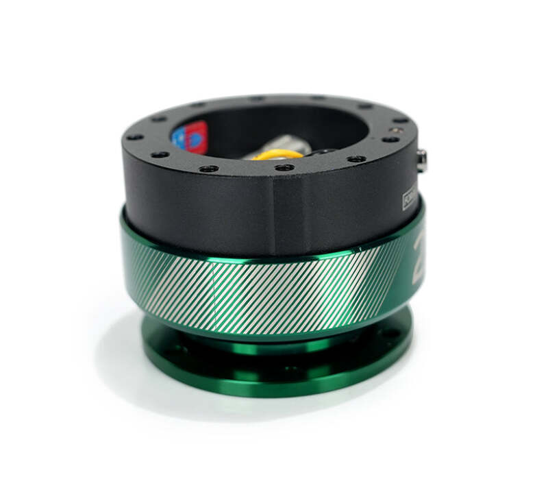 NRG Quick Release Gen 2.0 - 20 Year Anniversary Black Body / Emerald Ring