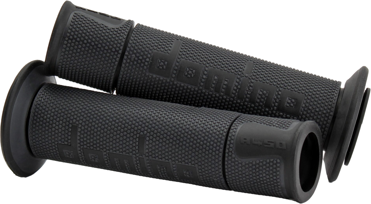 Domino Racing A450 Road Racing Grips Anthracite/Black Pair (A45041C4070B7-0)