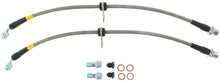 Cargar imagen en el visor de la galería, StopTech 00-05 Toyota MR2 Spyder Rear Stainless Steel Brake Lines