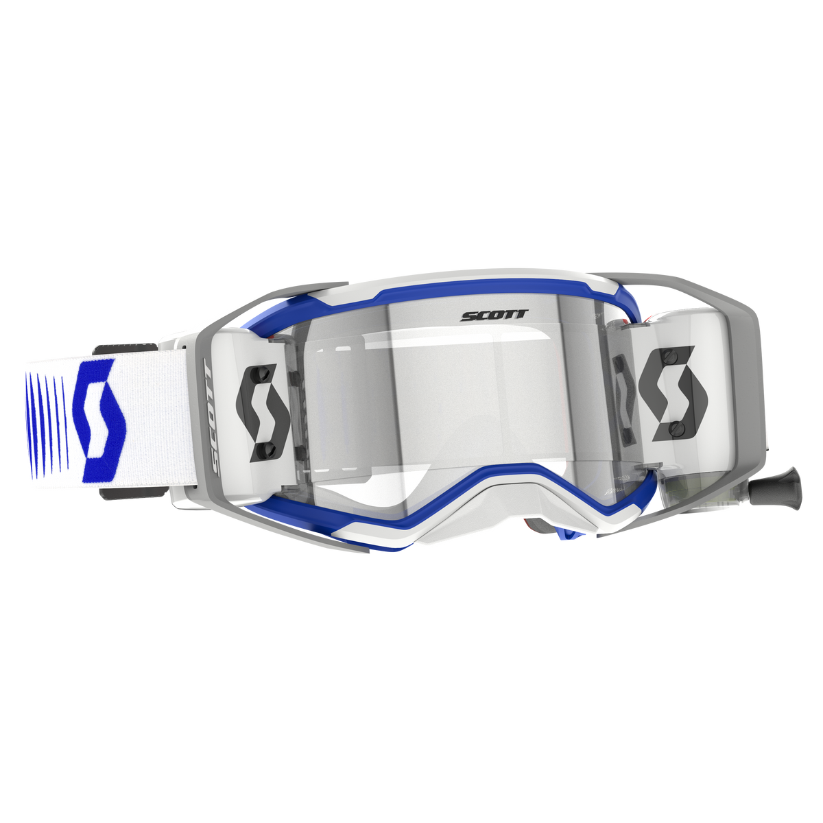 Scott Prospect 2.0 WFS Goggle Doppler WHT/BU Clear WRK (4214748208113)