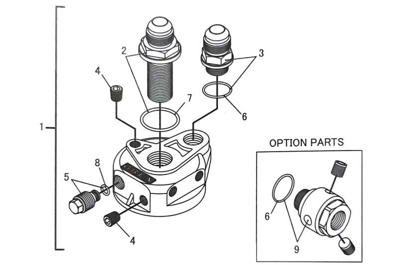 GReddy Type G Oil Block Assembly .75x16 AN10 — Performance Cooling