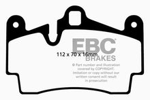 Cargar imagen en el visor de la galería, EBC 11-15 Audi Q7 3.0 Supercharged Yellowstuff Rear Brake Pads