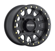 Cargar imagen en el visor de la galería, Method MR401 UTV Beadlock 15x7 / 4+3/13mm Offset / 4x156 / 132mm CB Matte Black Wheel