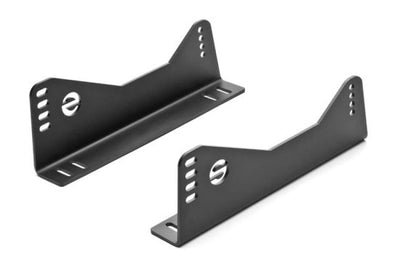 Sparco Side Mount Aluminum Seat Bracket - 90mm Spacing, Black