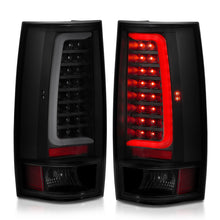 Cargar imagen en el visor de la galería, ANZO 2007-2014 Chevy Tahoe LED Taillight Plank Style Black w/Smoke Lens