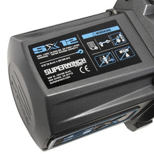 Cargar imagen en el visor de la galería, Cabrestante Superwinch SX 12000 de 12 000 libras, 12 V CC, 3/8 in x 85 ft, cable de acero, grafito