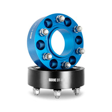 Cargar imagen en el visor de la galería, Mishimoto Borne Off-Road Wheel Spacers - 6x139.7 - 106 - 30mm - M12 - Blue