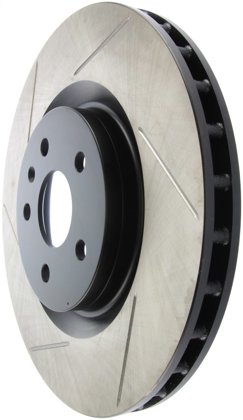 StopTech Power Slot 10 Camaro SS 8cyl / 09 Pontiac G8 GXP Front Right Slotted Rotor — Fits 2010-2015 Chevrolet Camaro, 2012-2013 Buick Regal, 2014-2017 Chevrolet SS, 2009 Pontiac G8