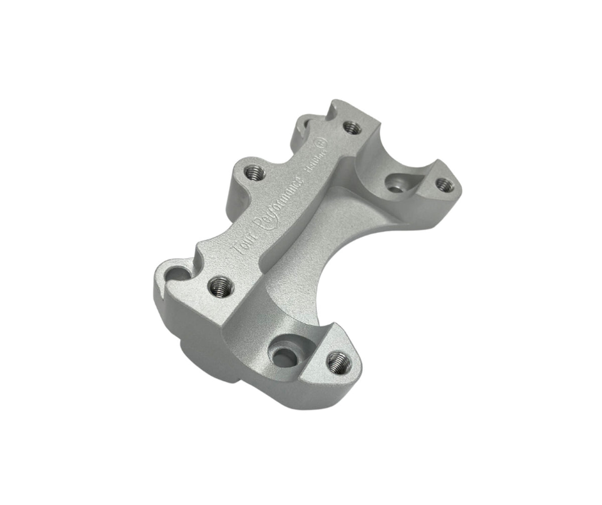 Helibars Handlebar Risers Silver w/RAM Ball TRI (HR06188-RB)