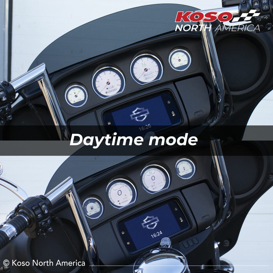KOSO HD-03X 4 Piece Gauge KIT Touring 14-23 (BA064930)
