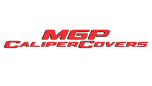 Load image into Gallery viewer, MGP 4 Caliper Covers Engraved Front &amp; Rear Raptor Red finish silver ch