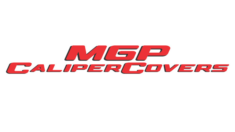 MGP 4 Caliper Covers Engraved Front & Rear C5/Corvette Red finish silver ch