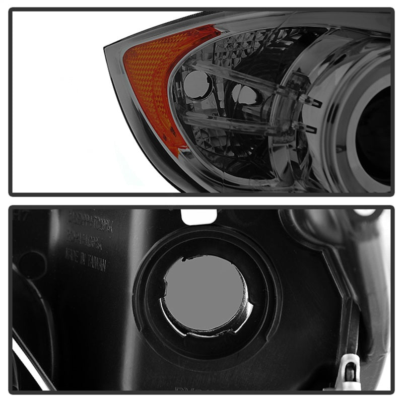 Bombilla reflectora LED de halo ámbar Spyder BMW E90 Serie 3 06-08 (4 puertas) Smke PRO-YD-BMWE9005-AM-S