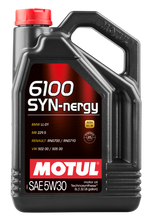 Cargar imagen en el visor de la galería, Motul 5L Technosynthese Engine Oil 6100 SYN-NERGY 5W30 - VW 502 00 505 00 - MB 229.5