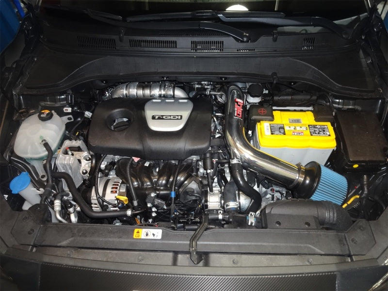 Sistema de admisión de aire frío para Hyundai Kona L4-1.6L Turbo Laser Black IS Short Ram 18-20