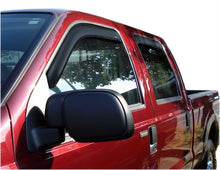 Cargar imagen en el visor de la galería, AVS 99-16 Ford F-250 Supercrew Ventvisor In-Channel Front &amp; Rear Window Deflectors 4pc - Smoke