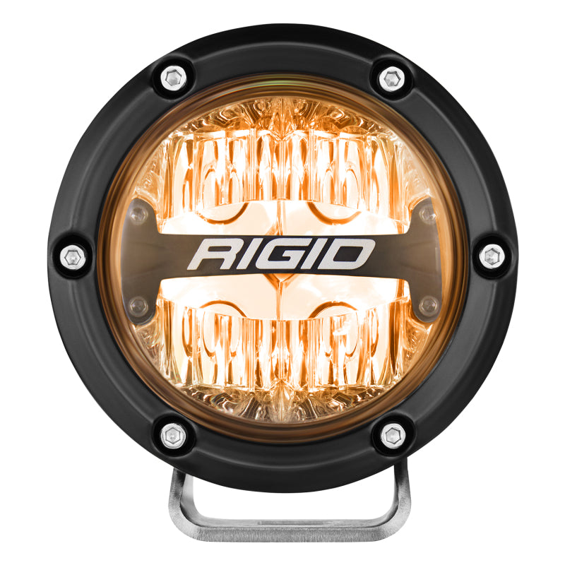 Barra de luz LED todoterreno de 4 pulgadas de la serie 360 ​​de Rigid Industries, RGBW (par)
