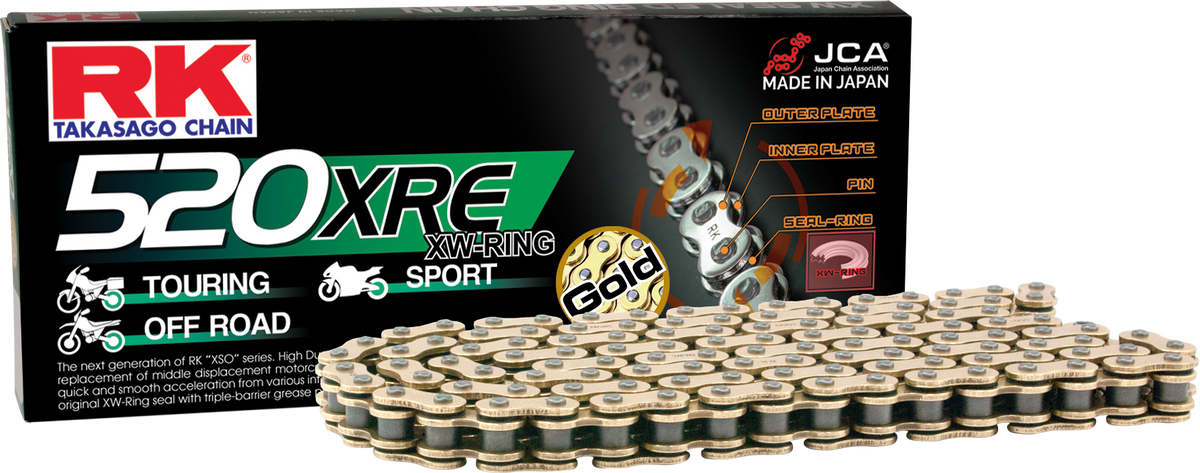 RK Excel GB520XRE Drive Chain Gold 520 X 150 (GB520XRE-150)