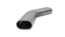 Cargar imagen en el visor de la galería, Vibrant 3in Oval (Nominal Size) T304 SS 45 deg Mandrel Bend 6in x 6in leg lengths