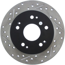 Cargar imagen en el visor de la galería, Rotor trasero derecho ranurado y perforado StopTech 06-09 Honda Civic Ex/Si