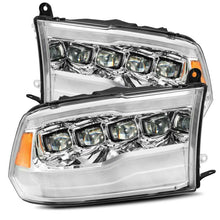 Cargar imagen en el visor de la galería, AlphaRex 09-18 Dodge Ram 1500HD NOVA LED Projector Headlights Plank Style Design Chrome w/DRL