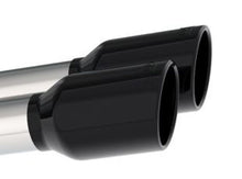 Cargar imagen en el visor de la galería, Borla 2020 Chevrolet Corvette C8 6.2 ATAK 3in Exhaust System Dual Round Rolled A/C Black Chrome Tips