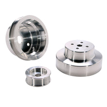 Cargar imagen en el visor de la galería, BBK 88-95 GM Truck 4.3 5.0 5.7 Underdrive Pulley Kit - Lightweight CNC Billet Aluminum (3pc)