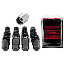 Cargar imagen en el visor de la galería, McGard 5 Lug Hex Install Kit w/Locks (Cone Seat Nut / Bulge) M12X1.5 / 3/4 Hex / 1.45in. L - Black