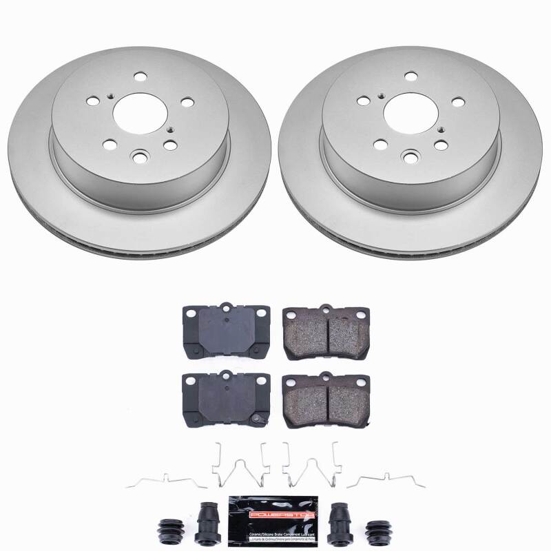 Power Stop 2006 Lexus GS300 Rear Z23 Coated Brake Kit